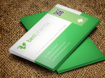 Pharmacy Business Card Template