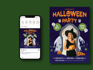 Halloween Party Flyer