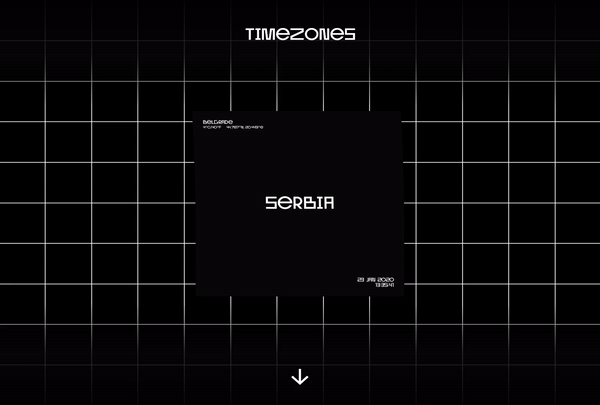 TimeZones Website - Square Animation + Freebie