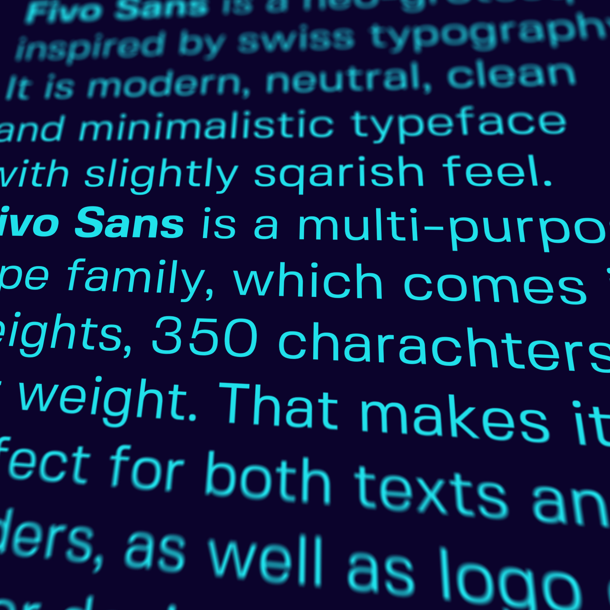 Fivo Sans - 免费字体家族(Fivo Sans – Free Font Family)插图4