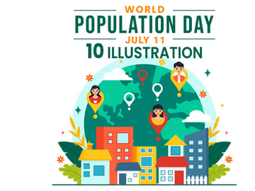 10 World Population Day Illustration