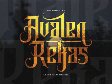 Avalen Rekas - Blackletter Font