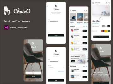 Furniture Mobile App UI - Ecommerce App Design