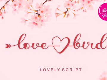 lovebird - Modern Script Font