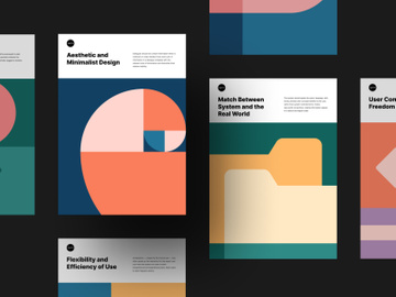 Set of Free Posters for User Interface Design