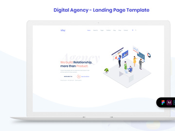 Digital Agency Landing Page Template