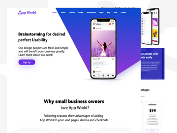 App World Website Template