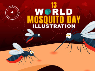 13 World Mosquito Day Illustration