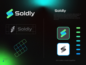 S Letter modern logo