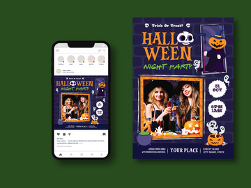 Halloween Party Flyer