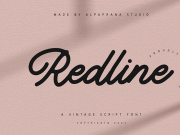 Redline - Vintage Script Font
