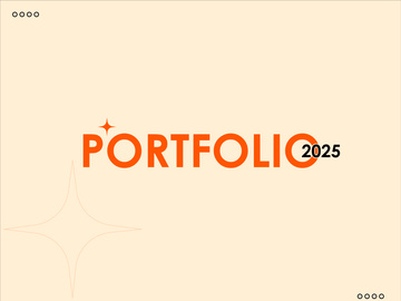 portfolio cover page design