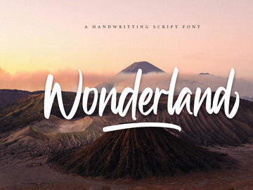 Wonderland - Handwritting Font
