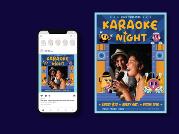 Karaoke Night Flyer