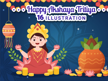 16 Akshaya Tritiya Festival Illustration