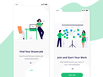 Employee App - On Boarding Screens