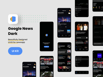Google News Dark