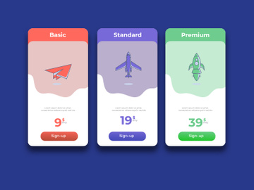 Web Pricing Table