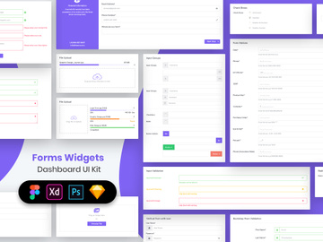 Forms Widgets Dashboard UI Kit