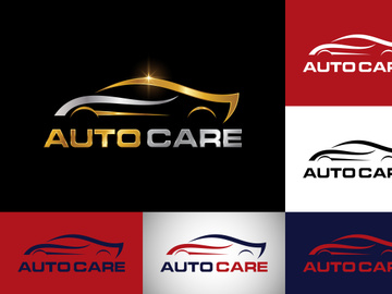 Abstract car logo sign symbol for automotive company