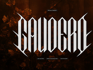 Gaudero | Display Blackletter