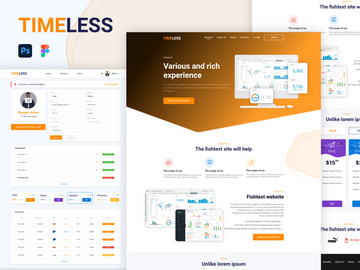 Template Ui Kit Timeless Web Design For Figma And Photoshop