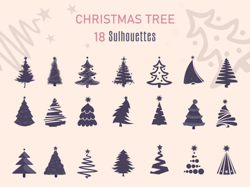 Merry Christmas Pine Tree Decoration Gift