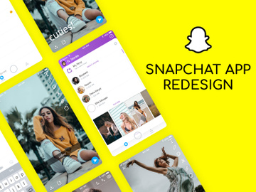 Snapchat Redesign UI Kit
