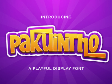 Pakuintho - Playful Display Font