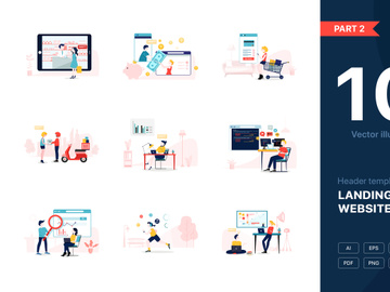 [Part 2] Website illustrations set