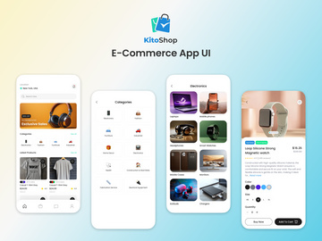 Kitoshop – E-Commerce Shopping App UI