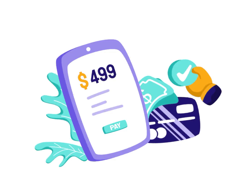 Payment Gateway Animation for transaction