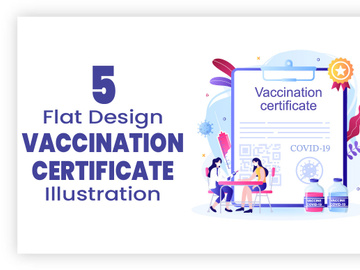 5 Covid-19 Vaccination Certificate Illustration