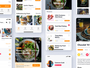 Food Delivery mobile app UI Kit