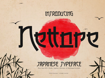 Nettore | Japanese Typeface