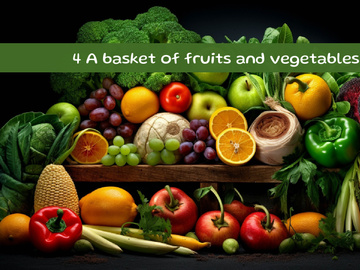 A basket of fruits and vegetables