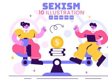 10 Sexism Awareness Illustration