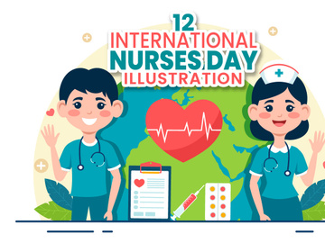 12 International Nurses Day Illustration