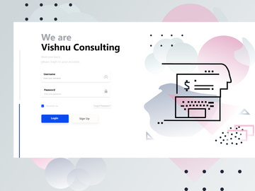 Vishnu Consulting Login Page
