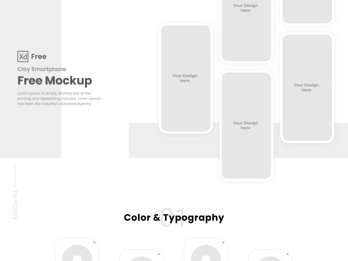 免费的Behance演示模板(Free Behance Presentation Template)插图