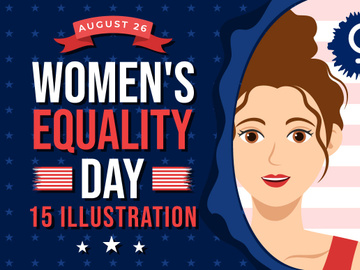 15 Womens Equality Day in United States Illustration