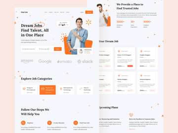Job Finding Platform - Landing Page
