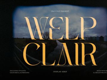 Welp Clair | Display Serif