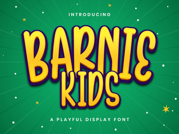 Barnie Kids - Playful Display Font