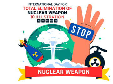 10 Total Elimination of Nuclear Weapon Illustration