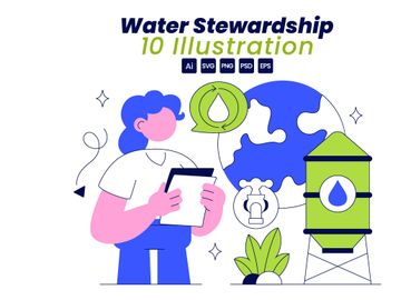 10 Water Stewardship Illustration