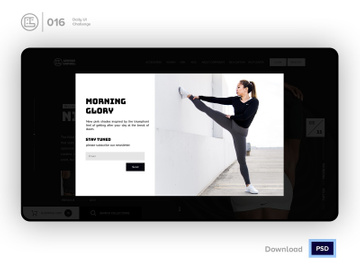 Popup overlay | Daily UI challenge - Day 016/100
