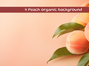 Fresh peach with background