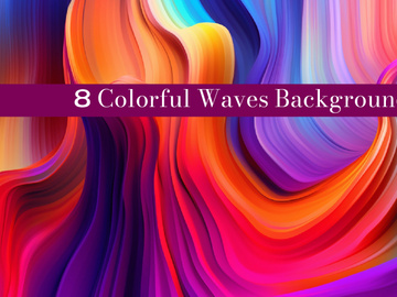 A colorful waves background