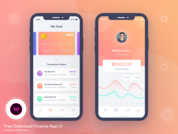 Finance Mobile App UI